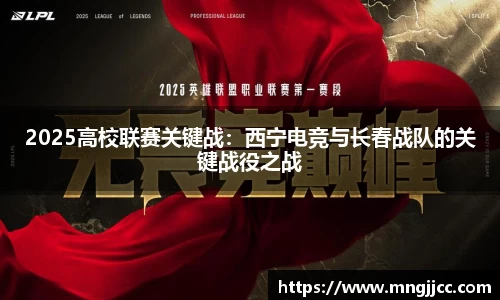 2025高校联赛关键战：西宁电竞与长春战队的关键战役之战